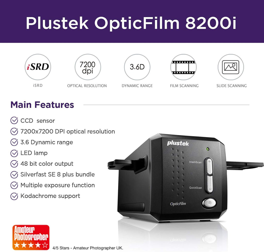35mm Film & Slide Scanner with 7200 dpi T51207