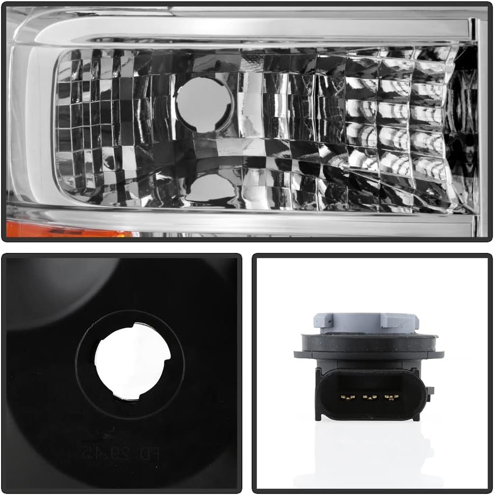 Passenger Side Headlight for Ford E150 E250 E350 E450 Van S1710