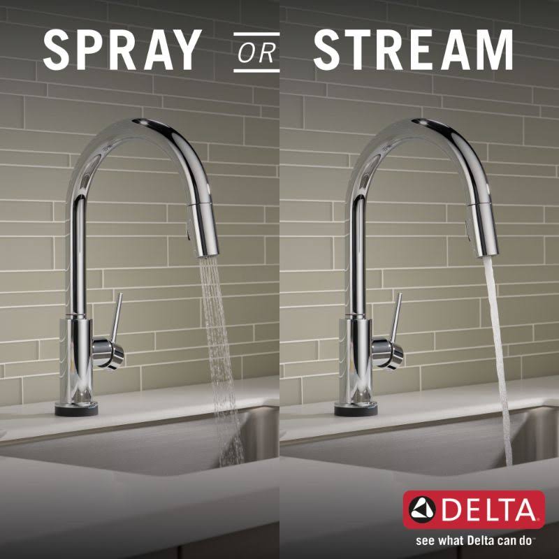 Chrome Pull Down Touch Single Handle Kitchen Faucet Q5323