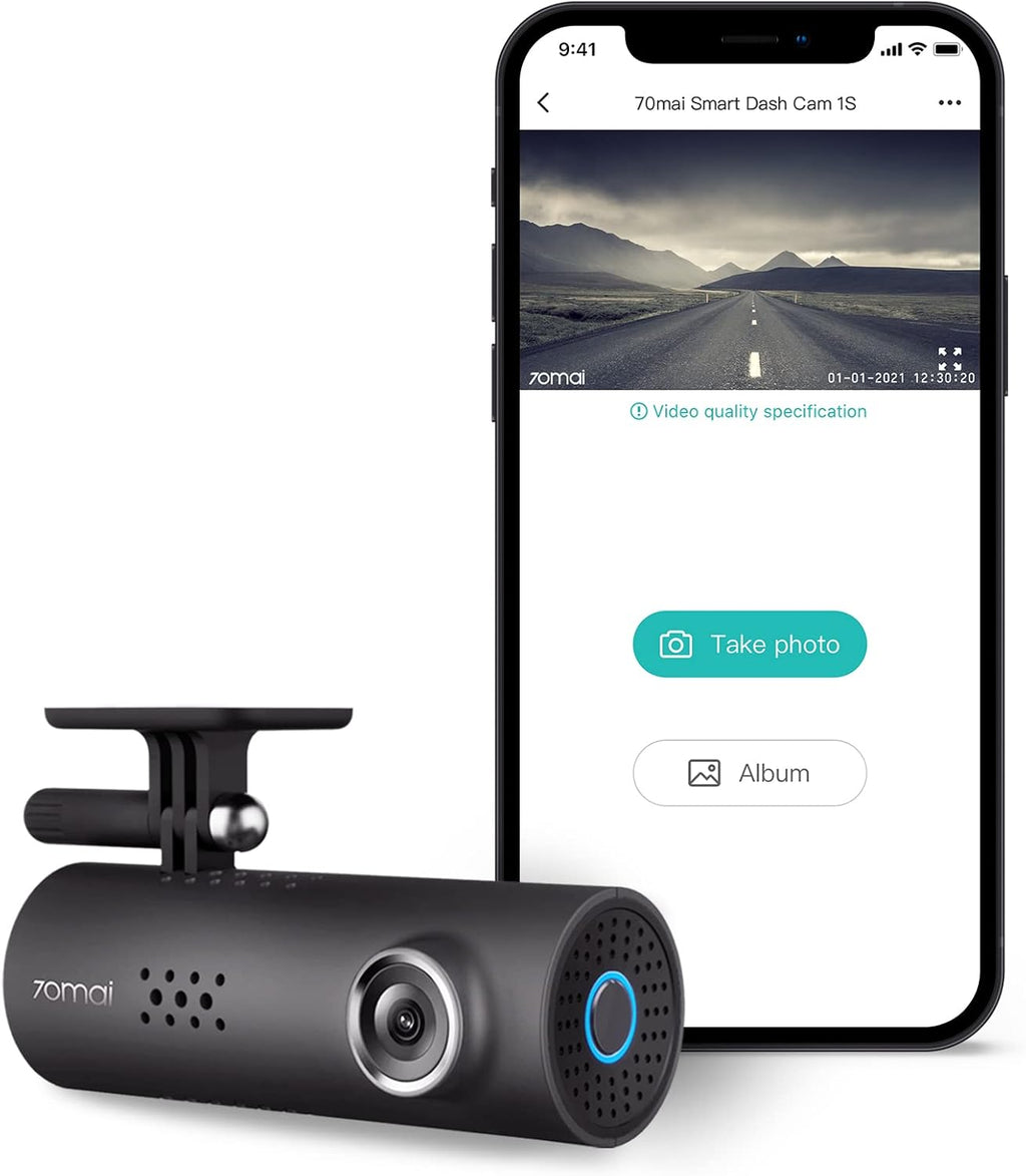 1296P QHD Built in WiFi Dash Camera with Night Vision, Pack of 2 C360