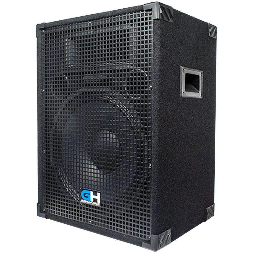 Pair of Passive 15 Inch 2-Way Loudspeaker Cabinets, 800 Watt Full Range Speakers I99328
