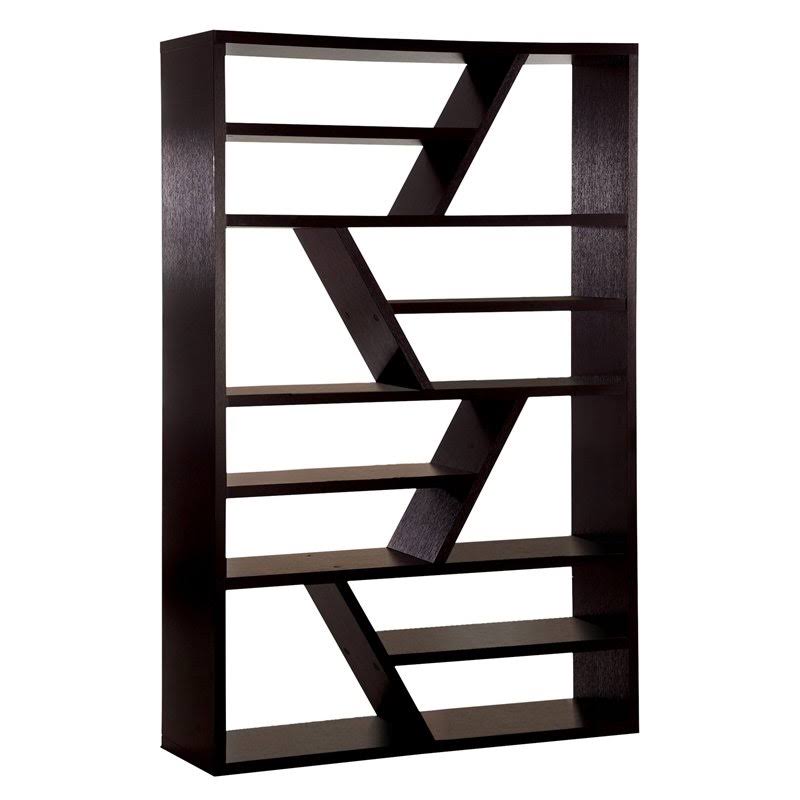 Espresso Modern Bookcase T3072