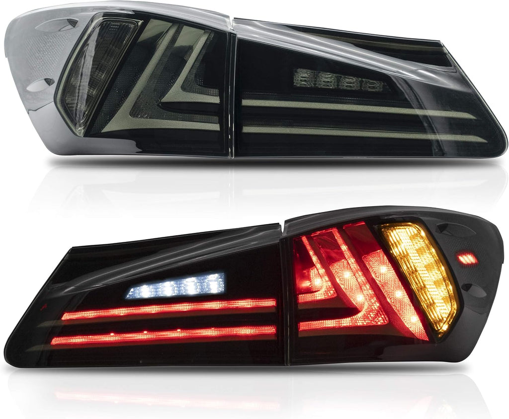 Clear Full LED Headlight Assembly with Sequential Turn Signal G351