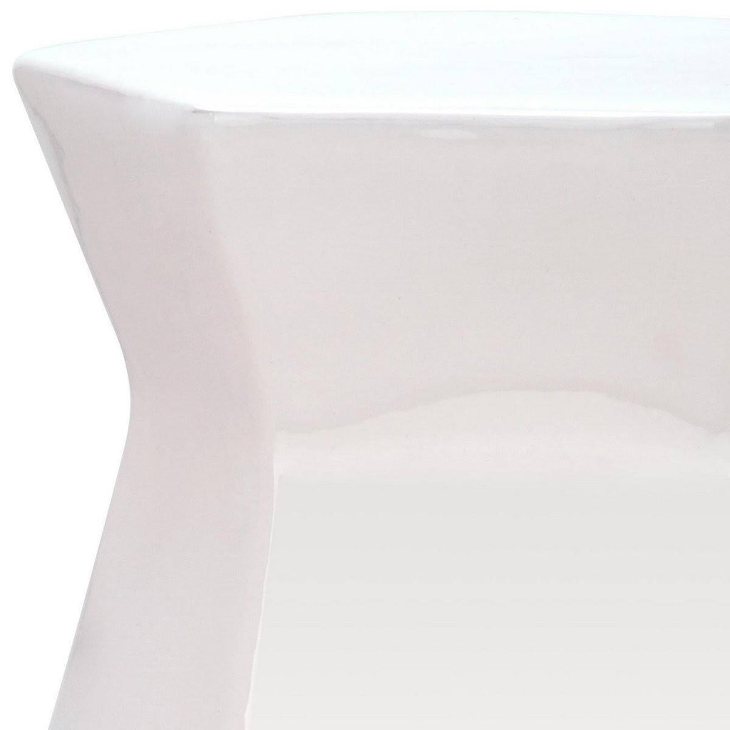 Gold Hexagon Garden Stool O9343