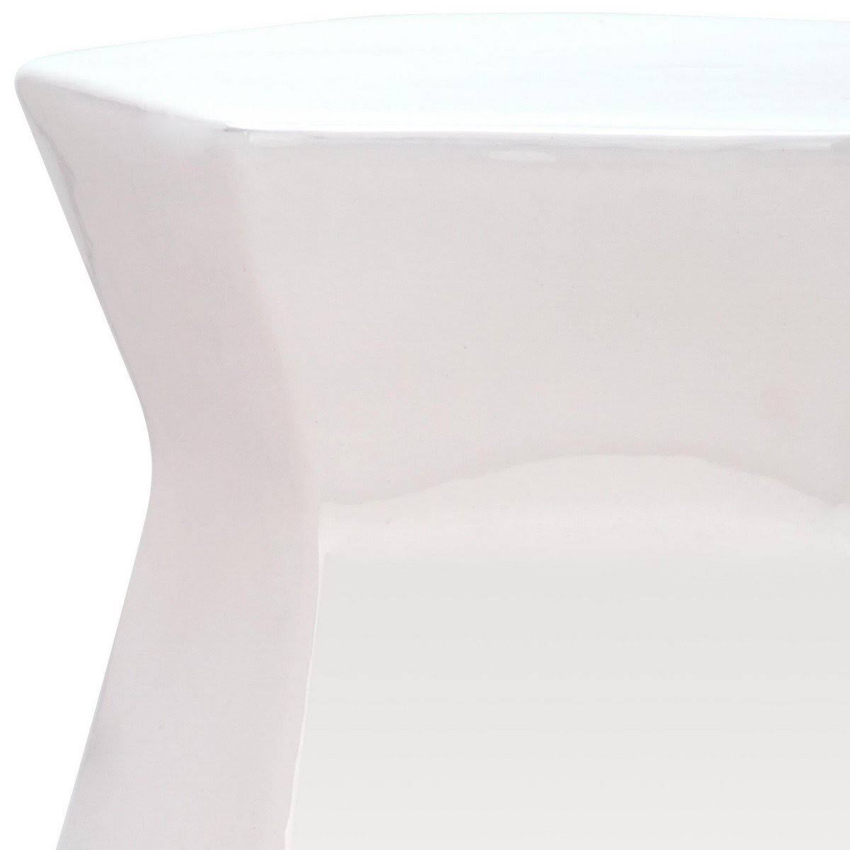 Gold Hexagon Garden Stool O9343