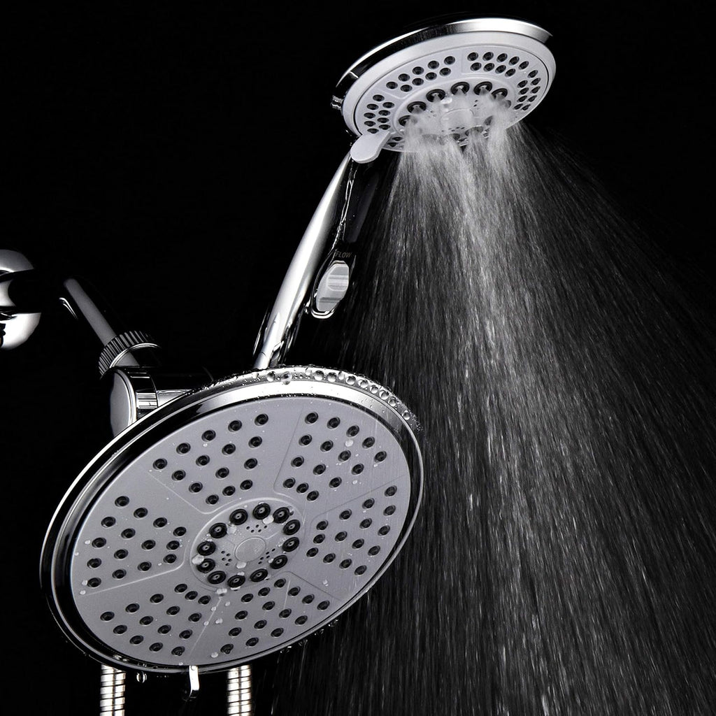 Chrome Finish Rainfall Combo Shower Head with Hand Shower W899930