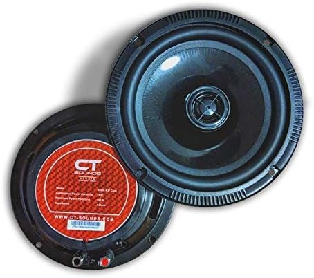 6.5” 240 Watt 2-Way Weatherproof Coaxial Car Speakers, Pair Pack of 2 H77404