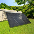 RV Awning Shade Screen with Zipper 9'X15'3'' P744641