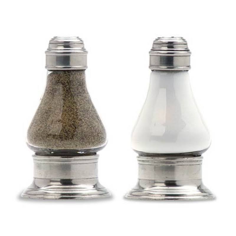 Pewter Siena Salt & Pepper Set Y6836