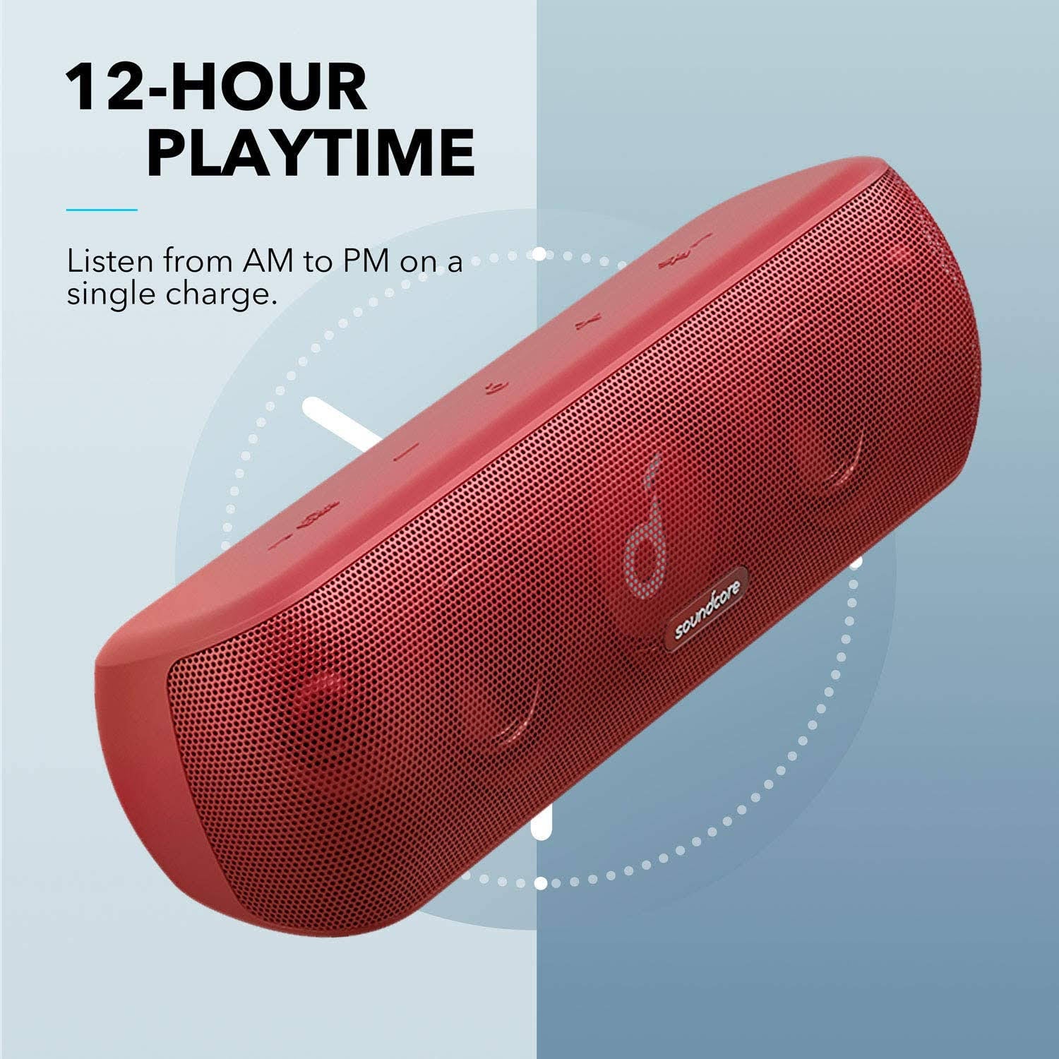 Red Bluetooth Speaker with Hi-Res 30W Audio T9423