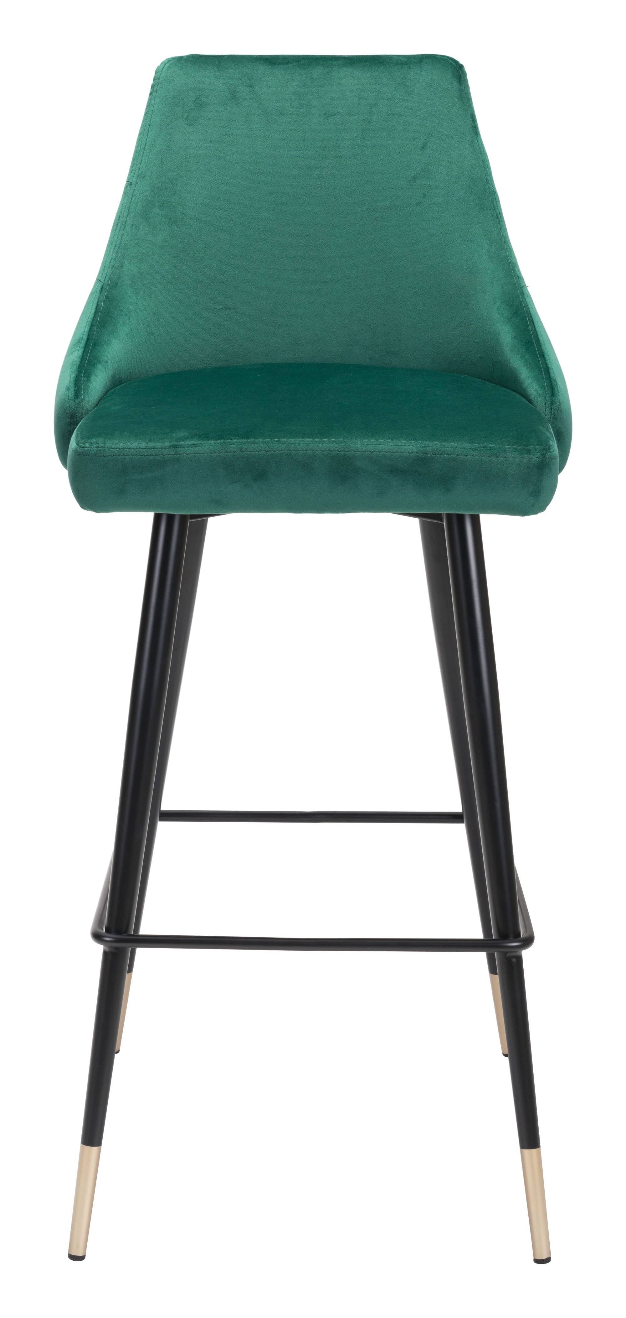 Gray Velvet Bar Chair O75295