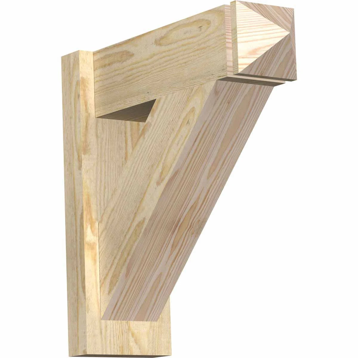 Douglas Fir Traditional Rough Sawn Arts and Crafts Outlooker U8903