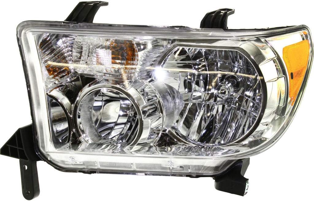 Headlight Assembly for Toyota Sequoia 2008-2017 Driver Side with Bulbs Q197435