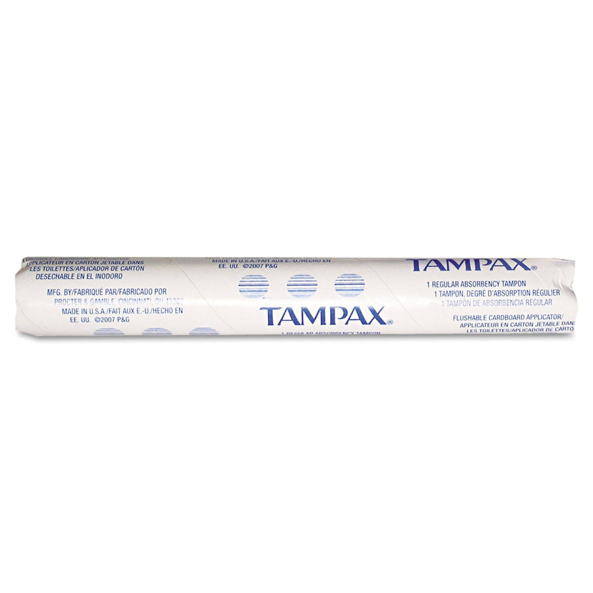 Tampons, Regular Absorbency, 500/Carton Z5279