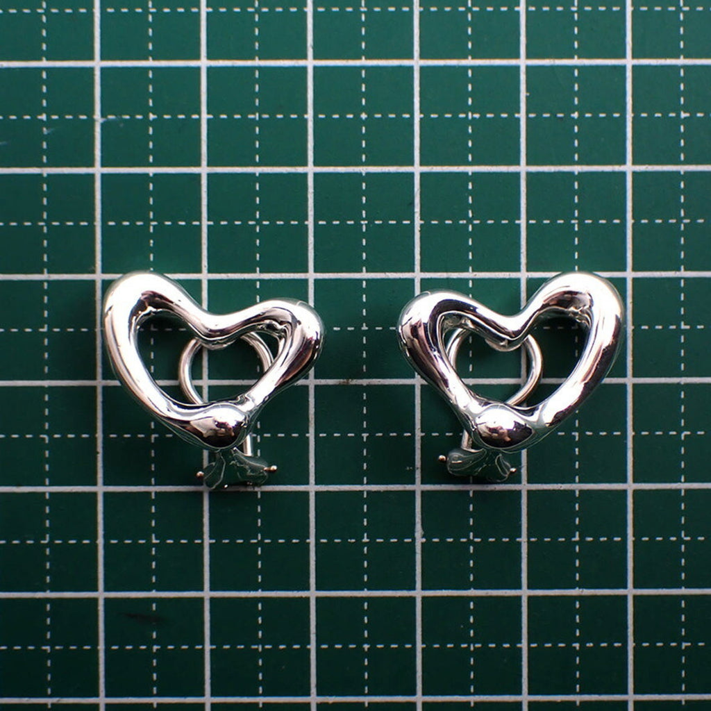 925 Open Heart Earrings E2687