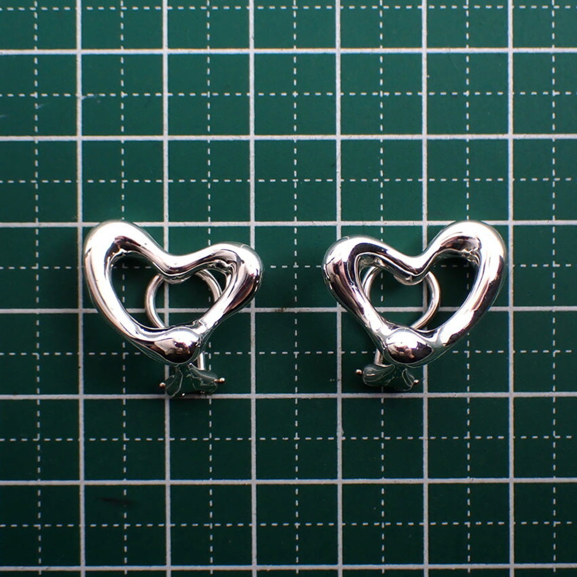 925 Open Heart Earrings E2687