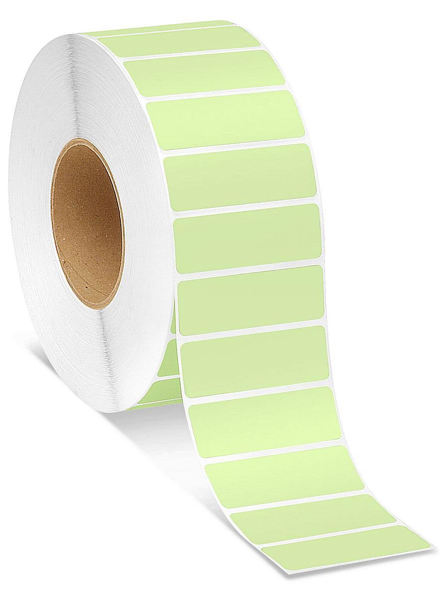 Green Thermal Transfer Labels, 3 x 1 E691