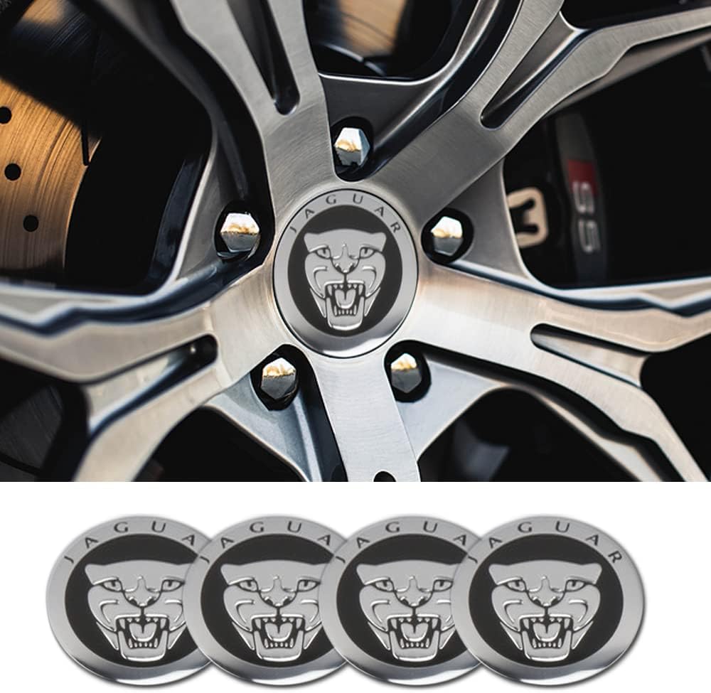 4 x 2.22inch ABS Wheel Center Cap Sticker V40957