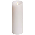 White Unscented Pillar Candle B64752