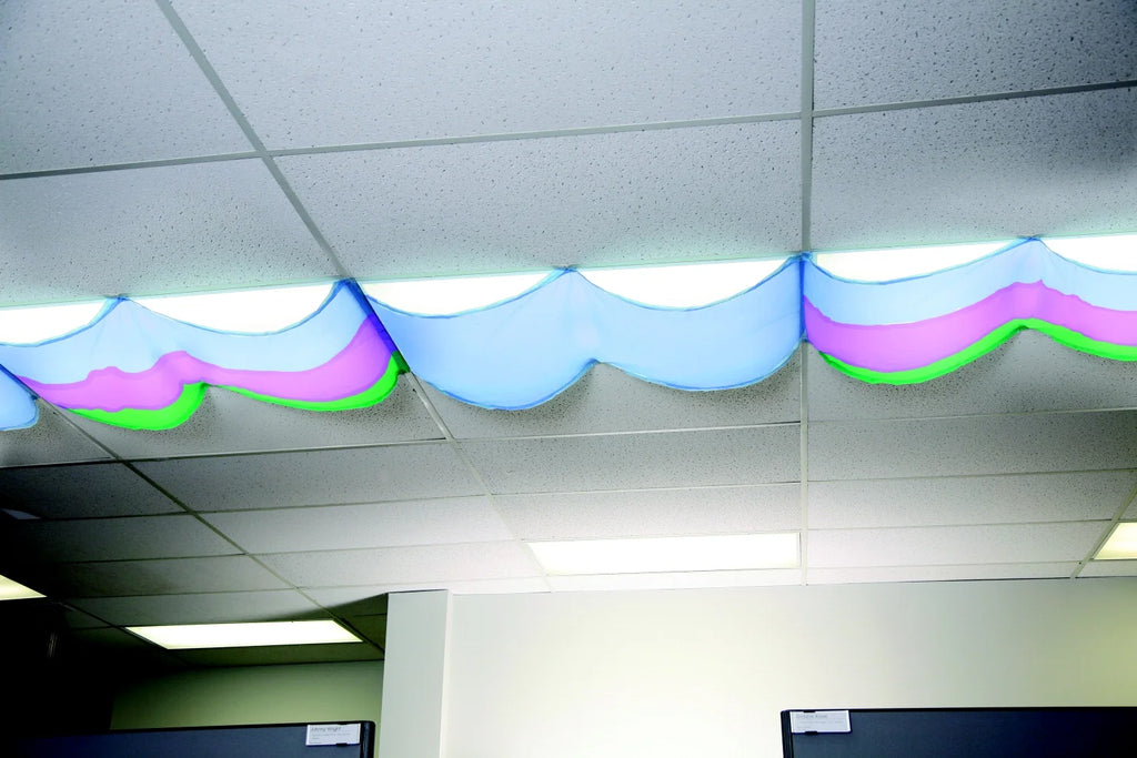 Striped Polyester Lighting Cover (Set of 4) R9283