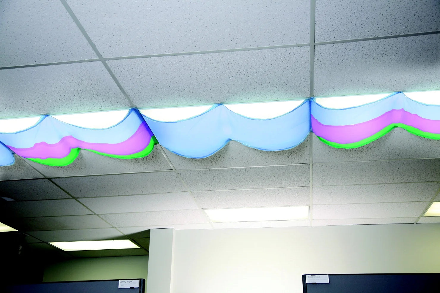 Striped Polyester Lighting Cover (Set of 4) R9283
