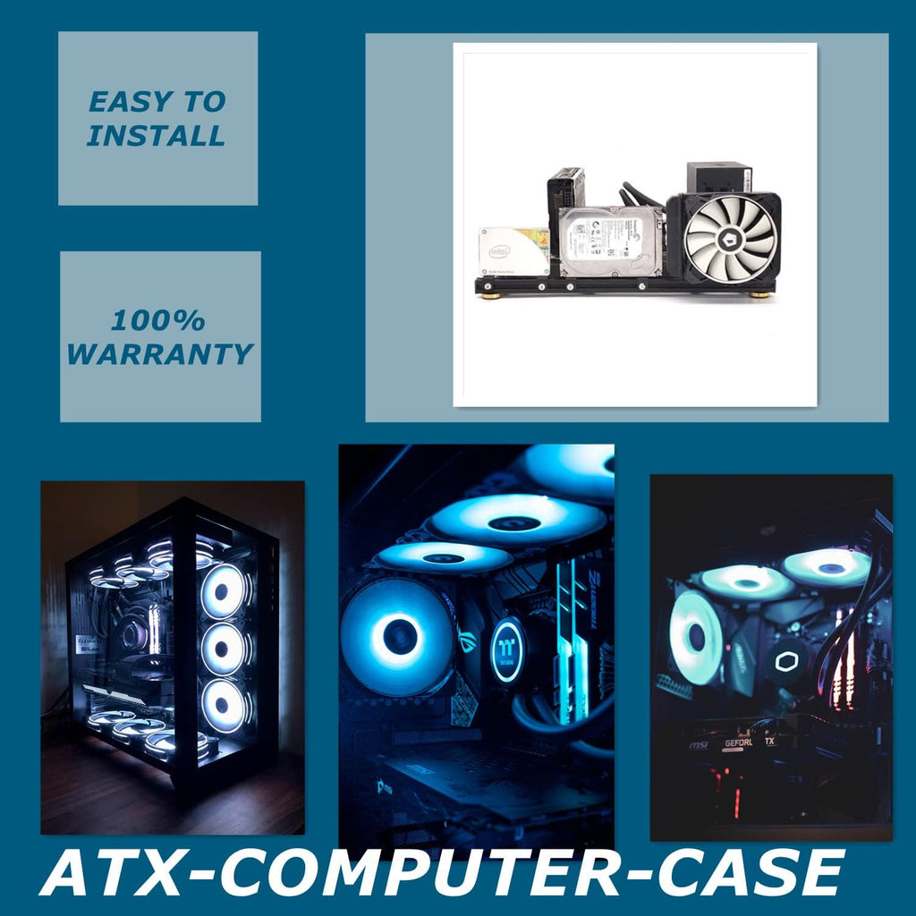 ATX Motherboard Test Bench Open Air Frame Computer Case M2672