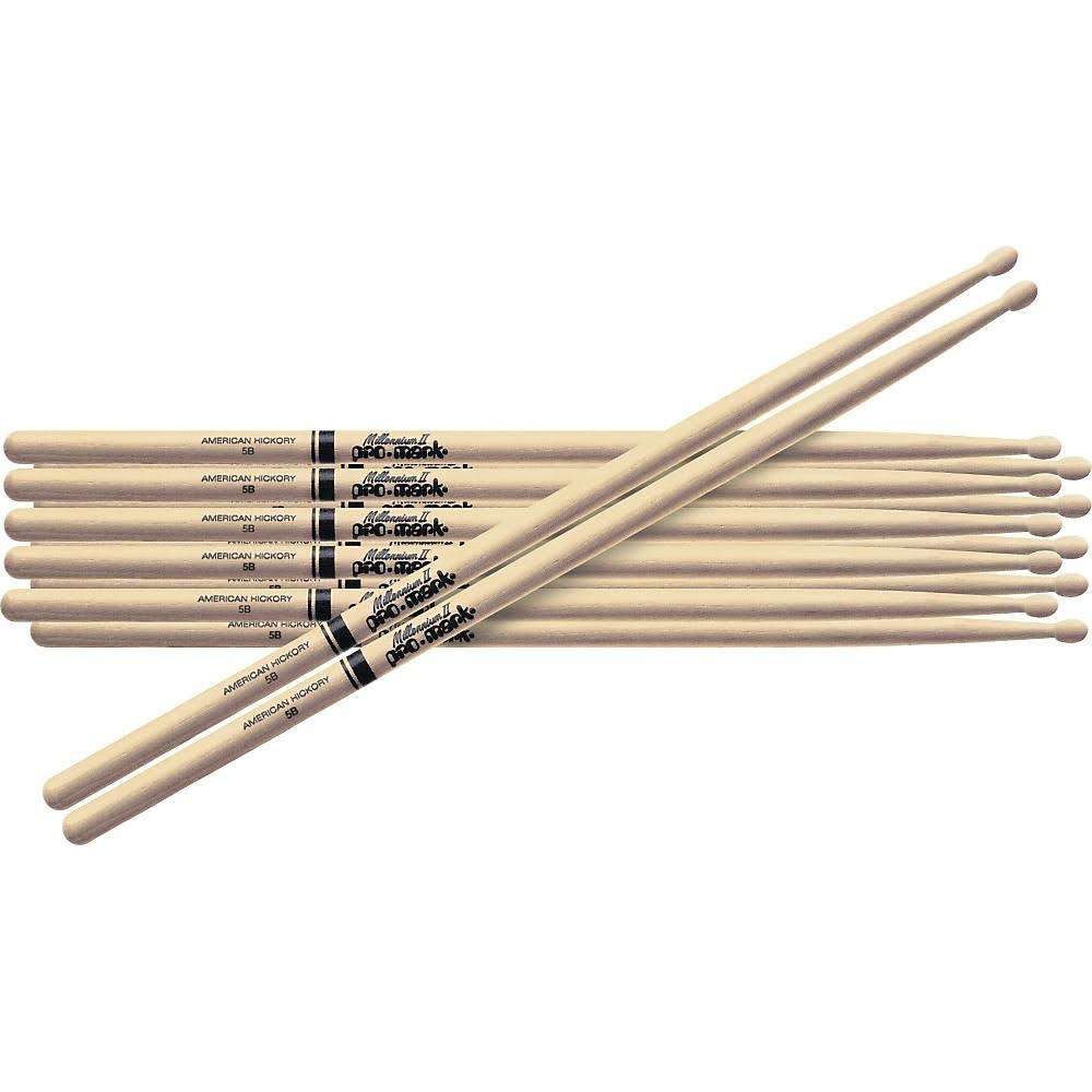 6-Pair American Hickory Drumsticks Nylon A957