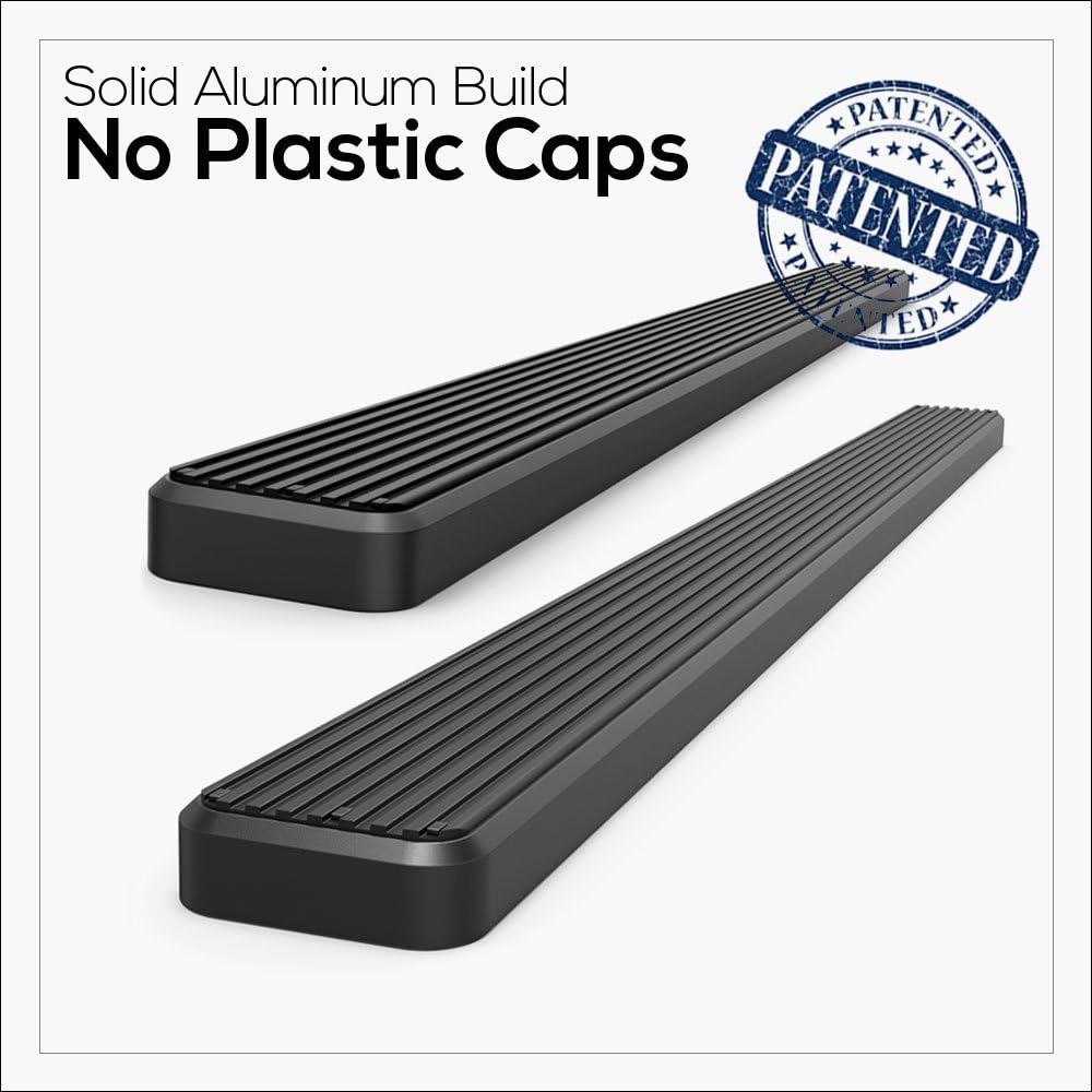 Black 4 Running Board Side Step L16566