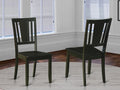 Black Wood Dining Chairs Set of 2 D882662