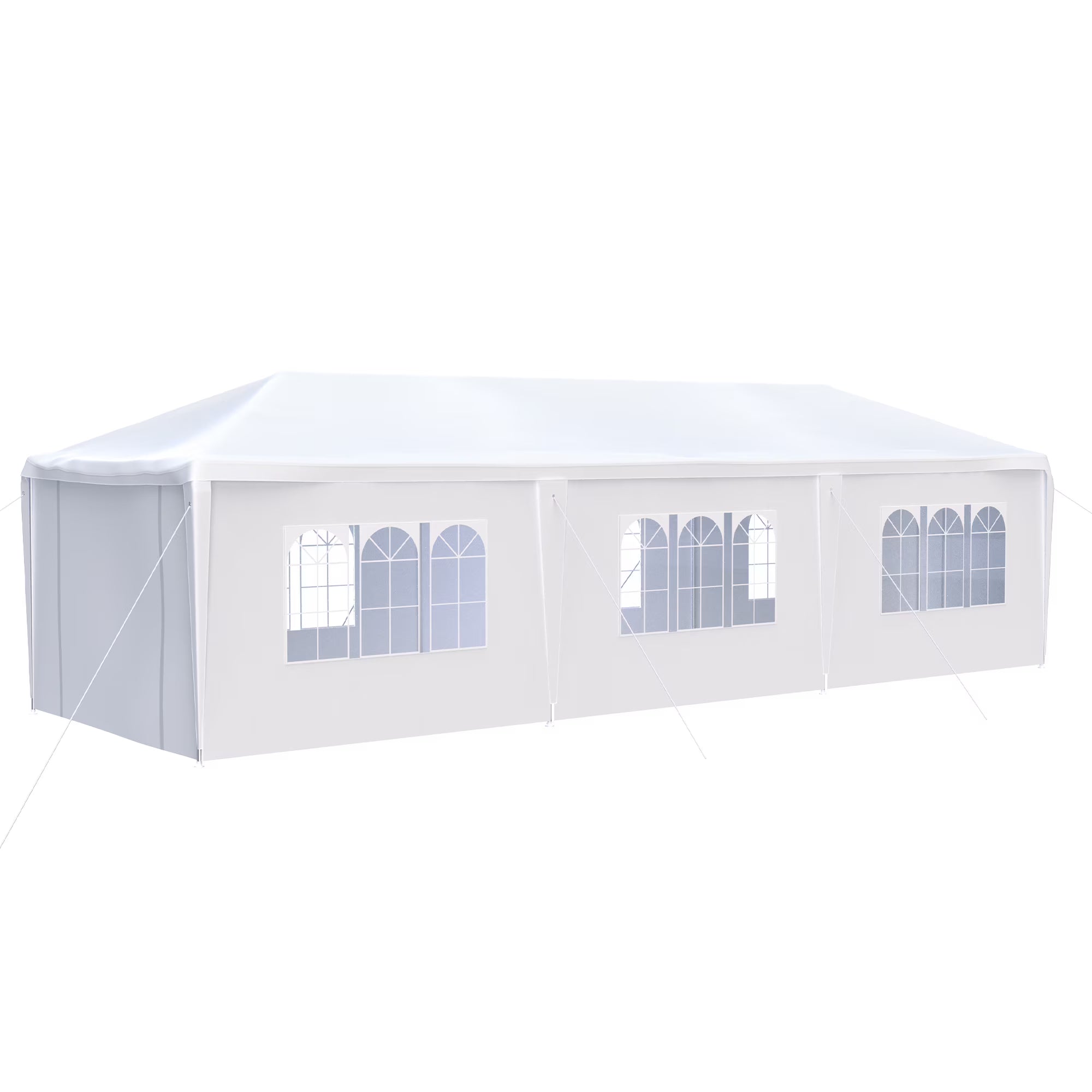 10x30' Outdoor Canopy Tent with 8 Removable Sidewalls Q7653
