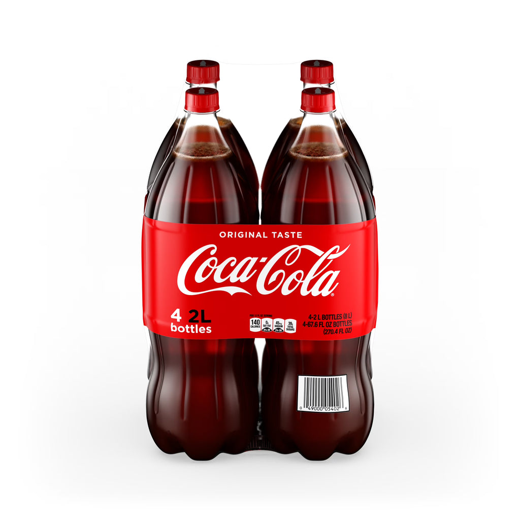 2 Liters Soda Soft Drink, 4 Pack E63001
