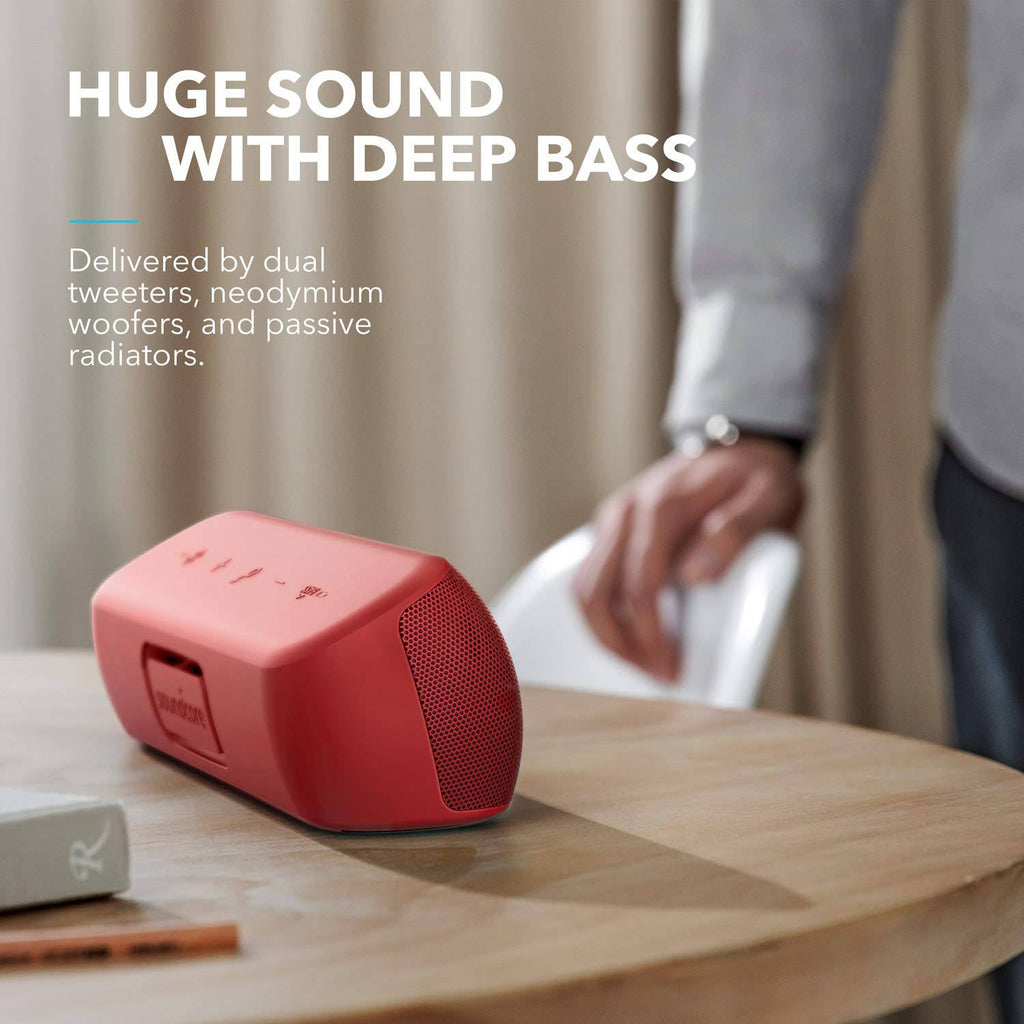 Red Bluetooth Speaker with Hi-Res 30W Audio T9423
