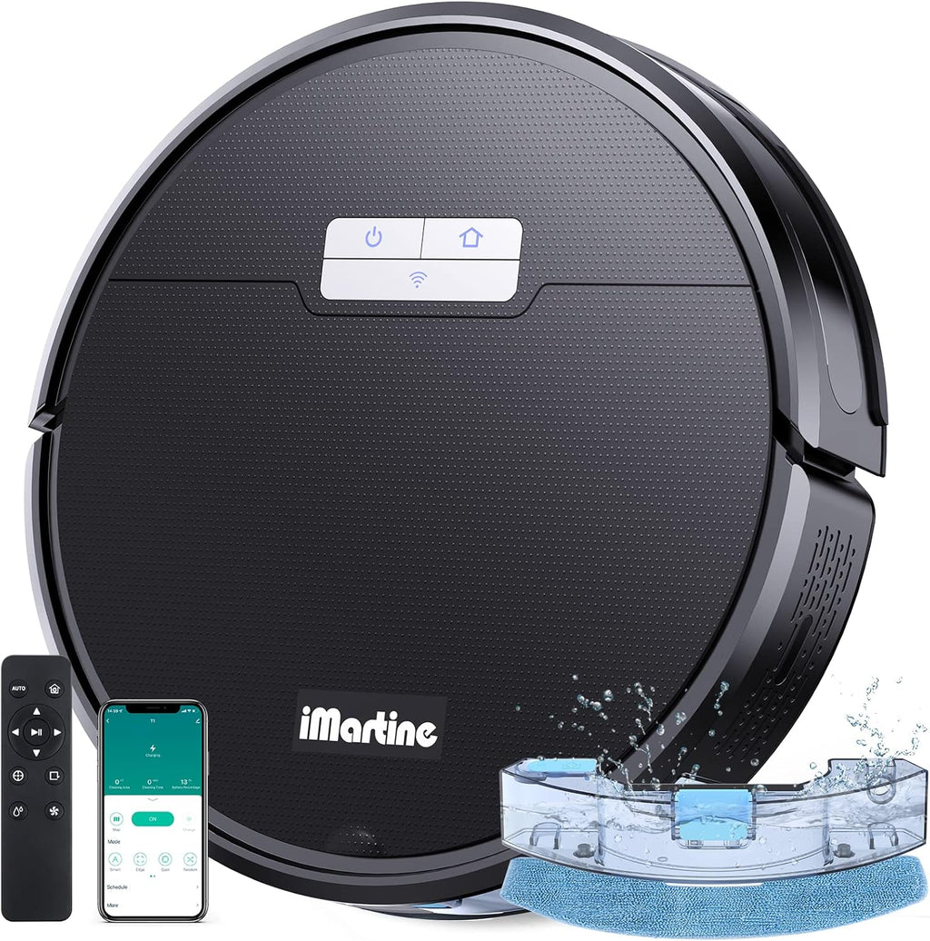 Robot Vacuum and Mop Cleaner with Remote Control D275768