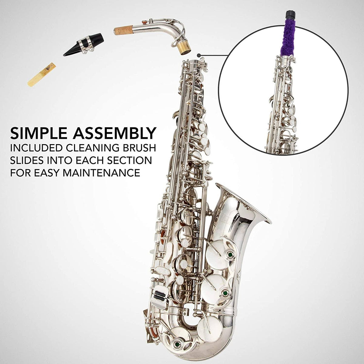 Nickel Alto Saxophone T42434