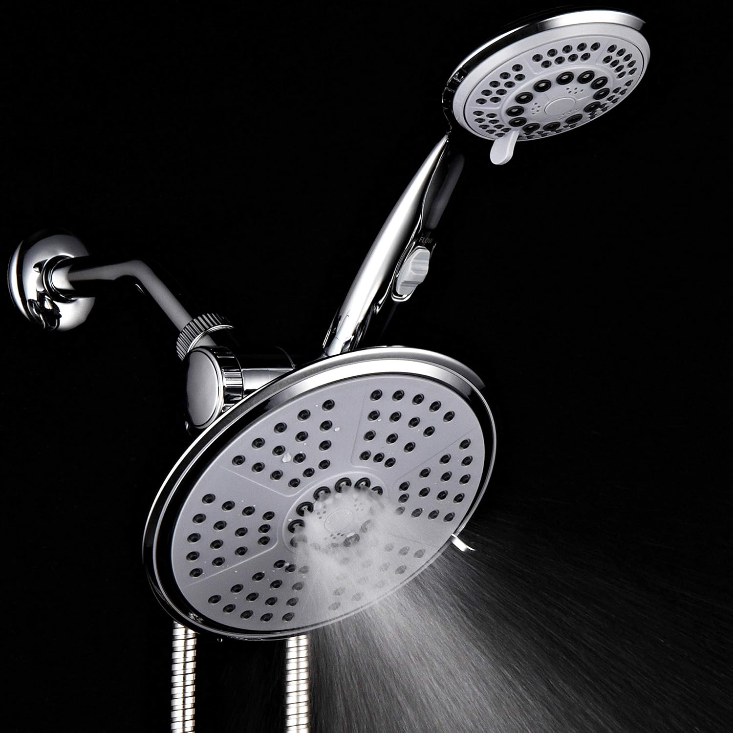 Chrome Finish Rainfall Combo Shower Head with Hand Shower W899930