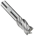 Cobalt Steel Square Nose End Mill, Weldon Shank, Uncoated, Finishing Cut, 30 Degree X11096
