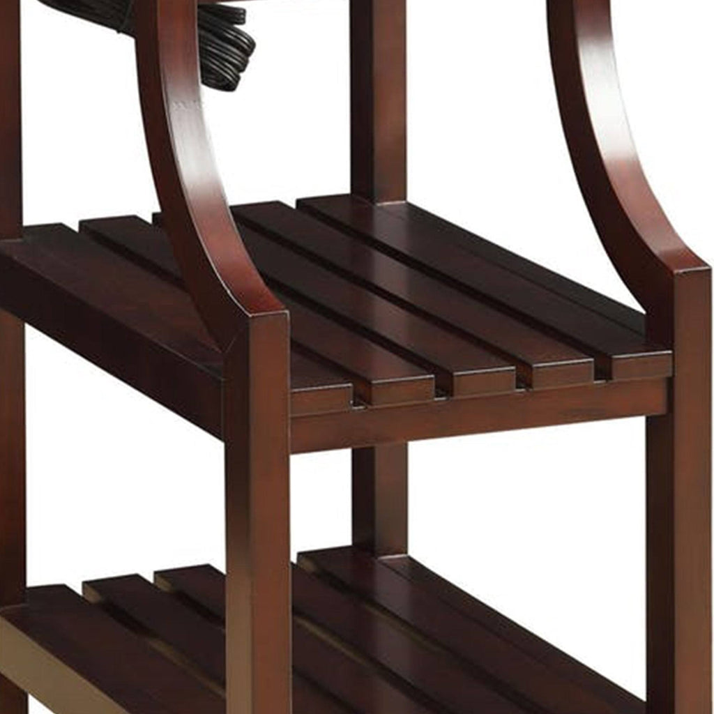 Espresso Side Table with USB A4413