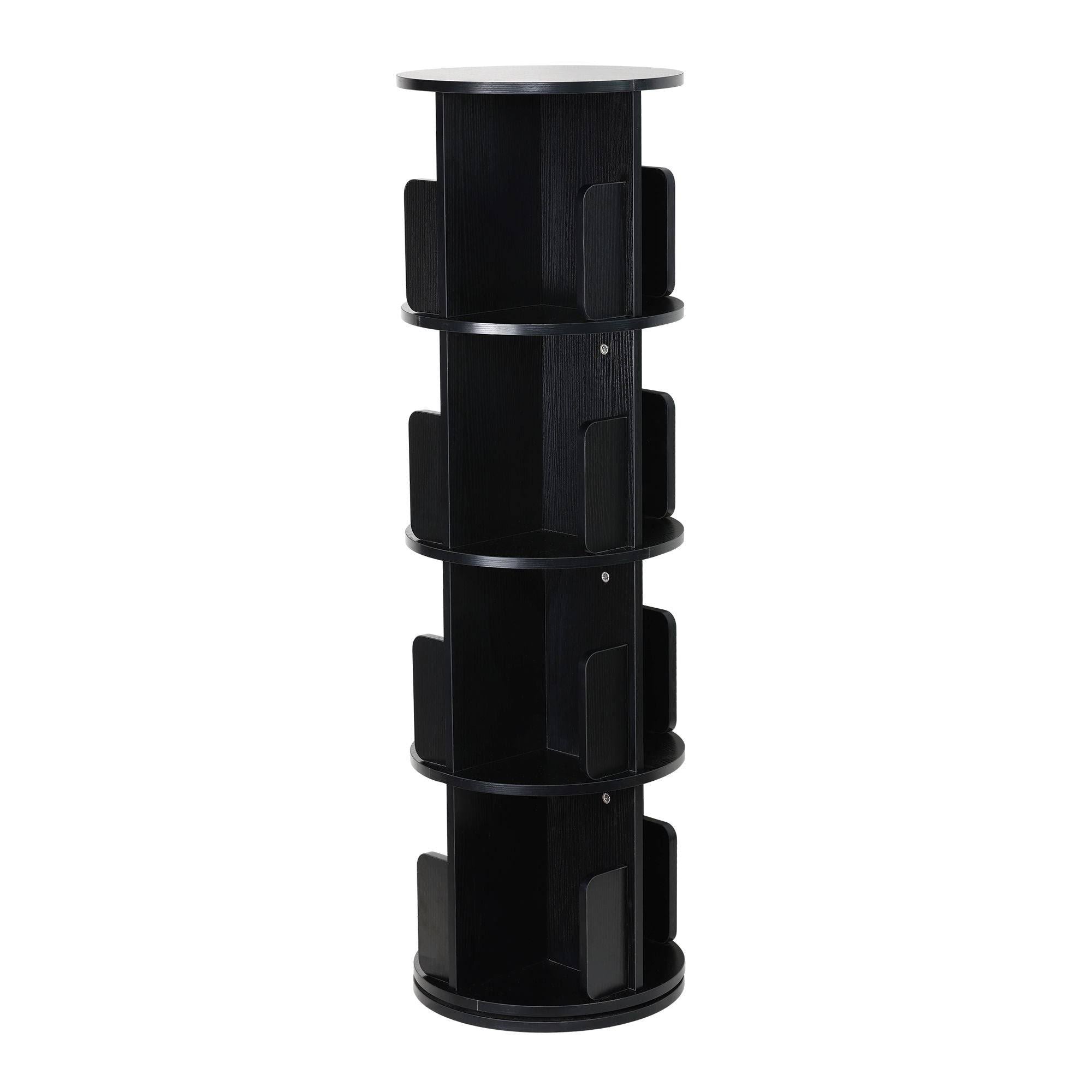 Dark Walnut Rotating Bookshelf P4016