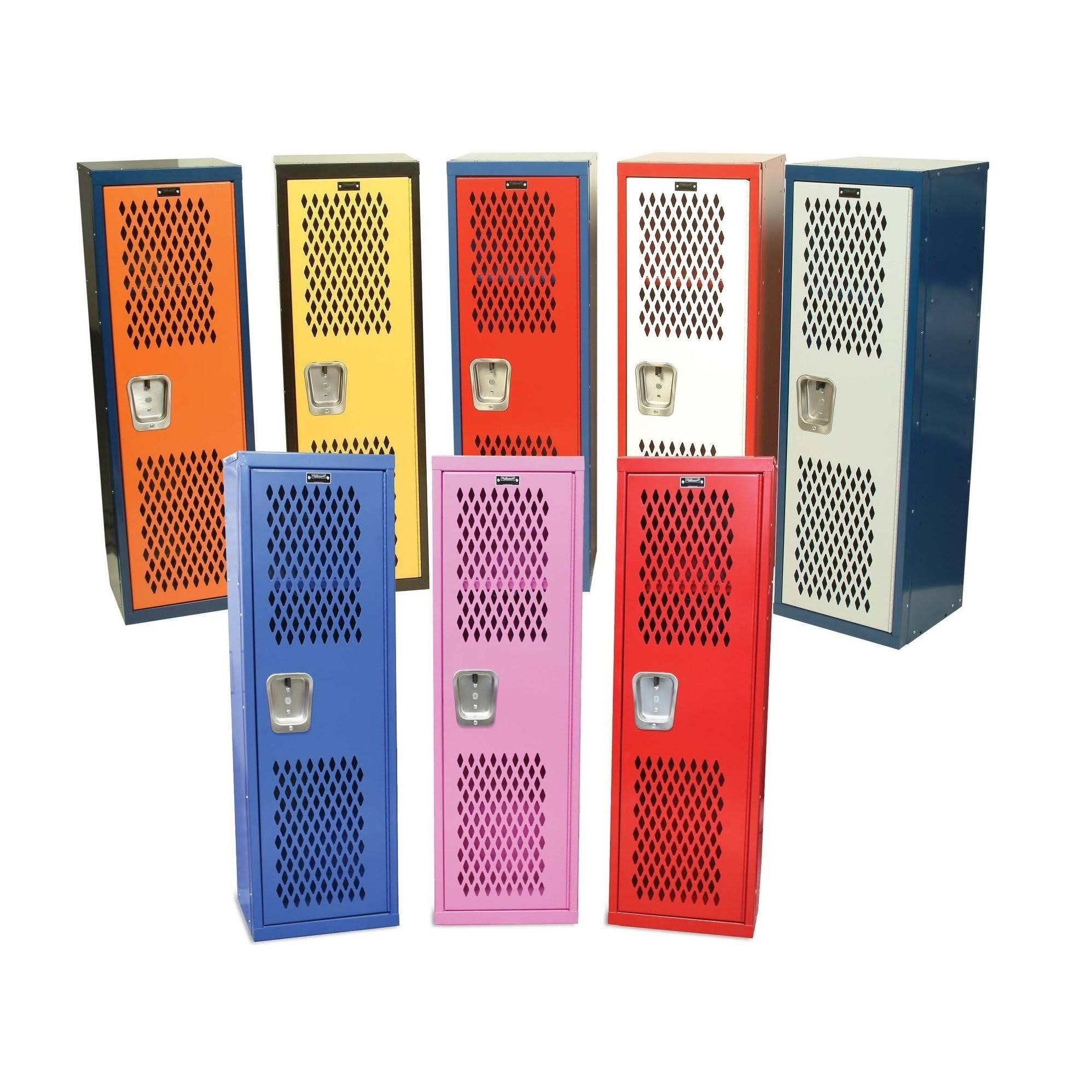 Red/White Single Tier Locker G595210