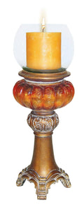 Gold Amber Candle Holder L336