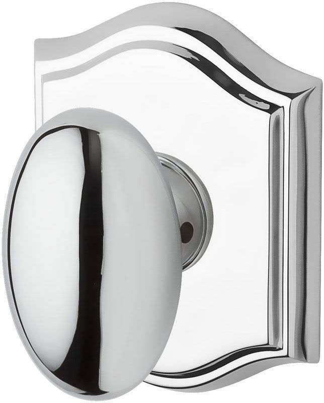 Satin Nickel Entry Knob with Traditional Rose A52301