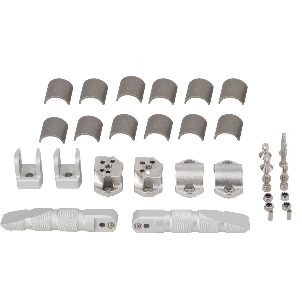 Universal Motorcycle 360 Rotatable Highway Crash Bar Foot Pegs Q580754