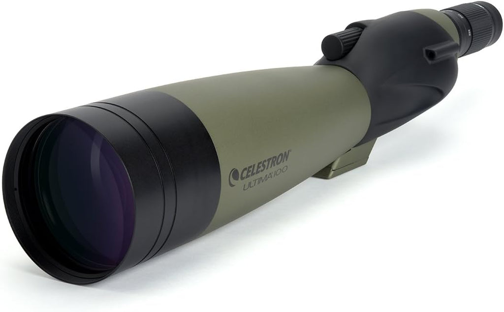 22 to 66x100mm Angled Spotting Scope with Zoom Eyepiece L407004