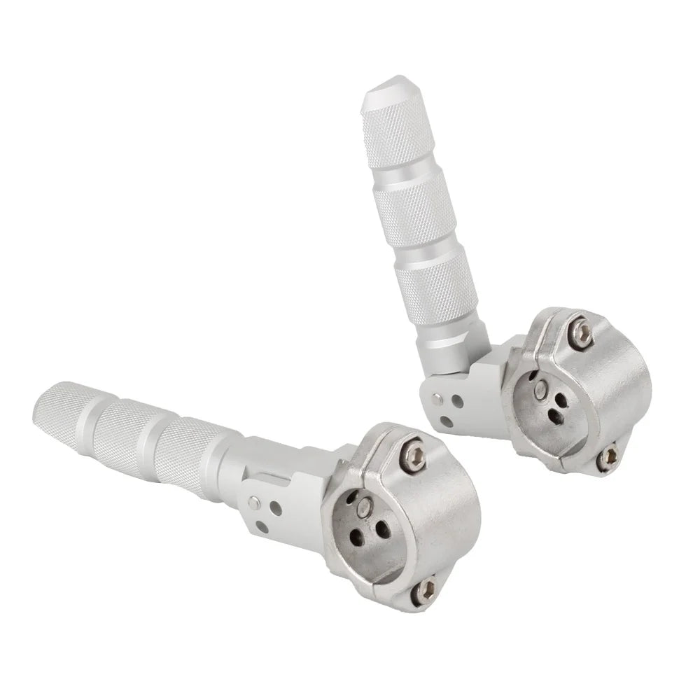 Universal Motorcycle 360 Rotatable Highway Crash Bar Foot Pegs Q580754