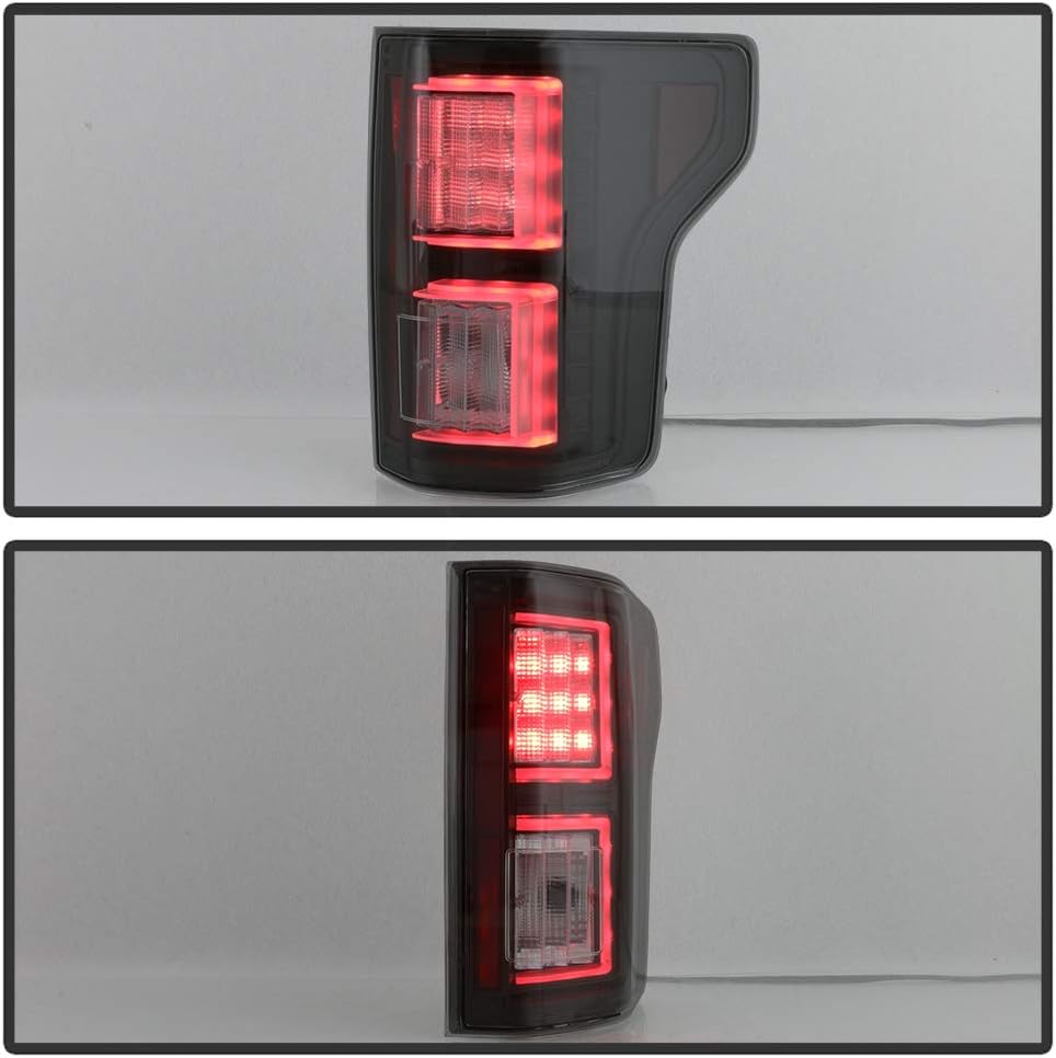 Black Smoked LED Tube Tail Lights for Ford F150 Pickup C578131