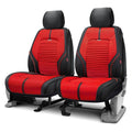Red Seat Covers with Black Sides A358468