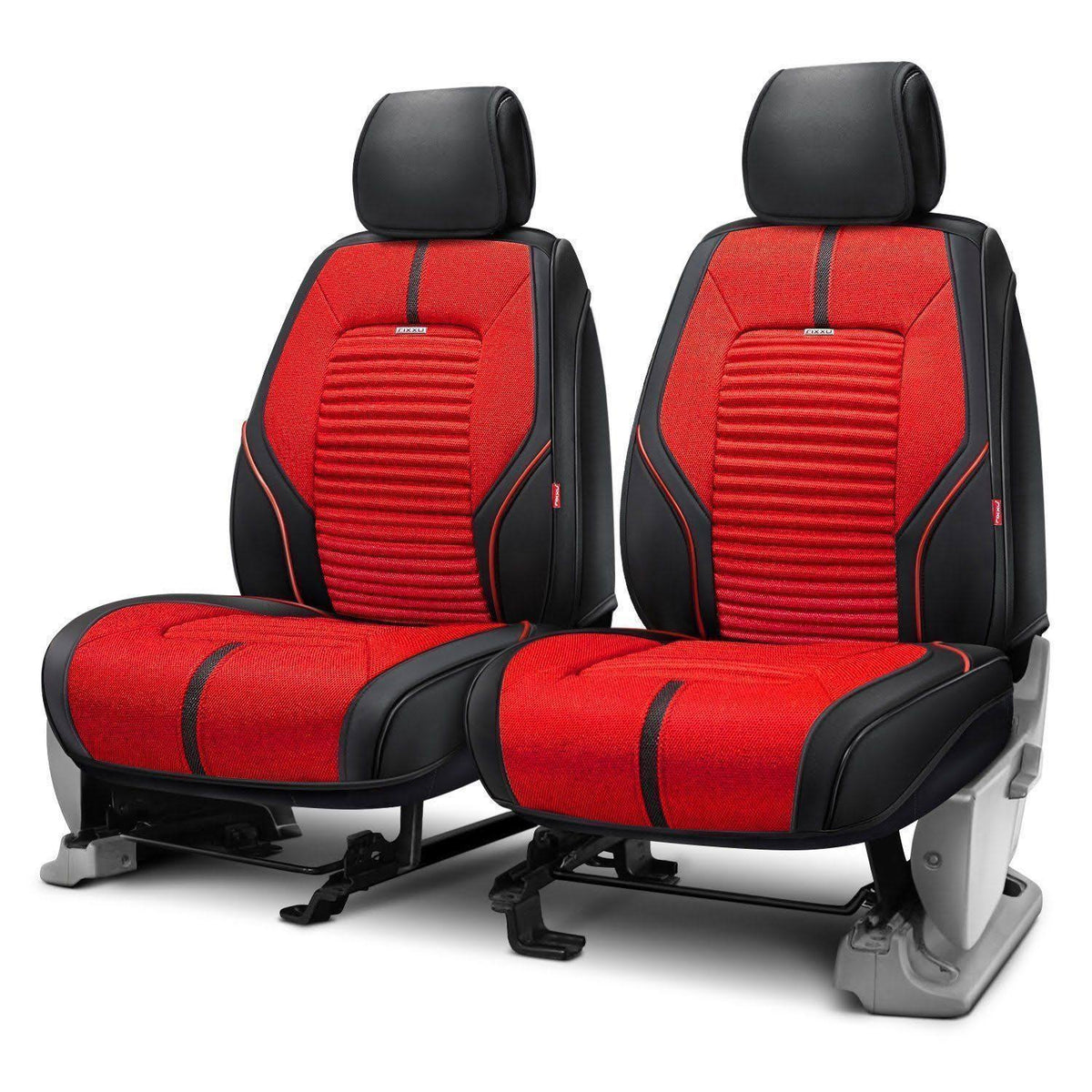 Red Seat Covers with Black Sides A358468