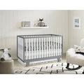 Grey 3-in-1 Convertible Crib R3495