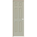 24 in. x 80 in. Desert Sand Left-Hand Solid Core Molded Composite MDF Single Prehung Interior Door M452