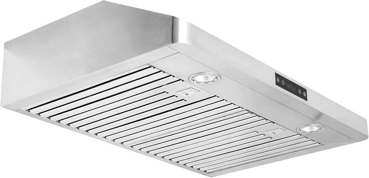 30 Inch Under Cabinet Stainless Steel Range Hood with Baffle Filters W626